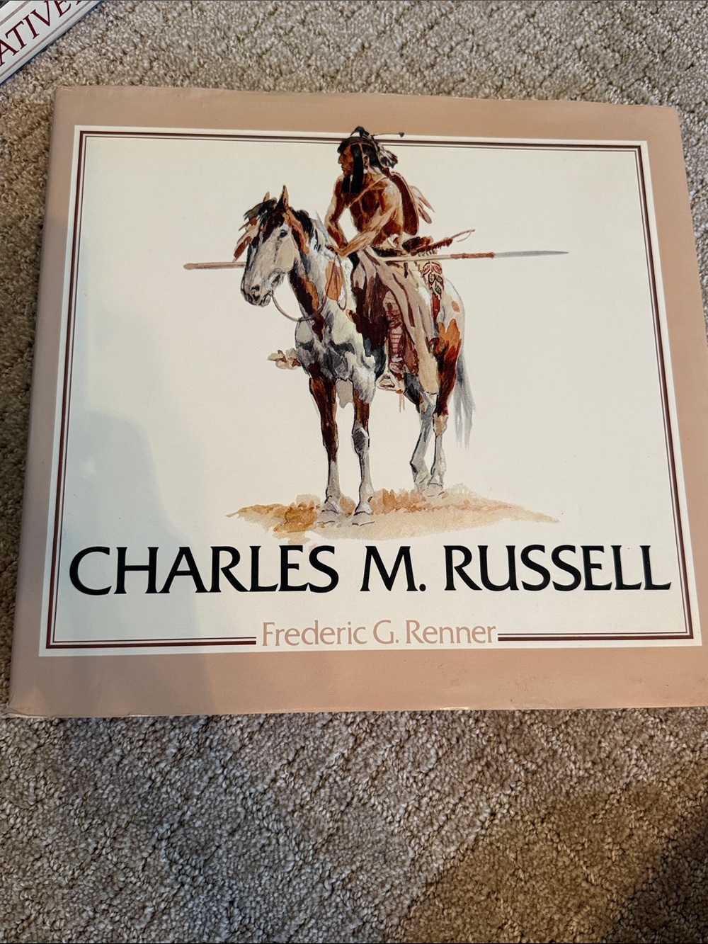 Hardcover Charles M Russell Frederic g Renner book